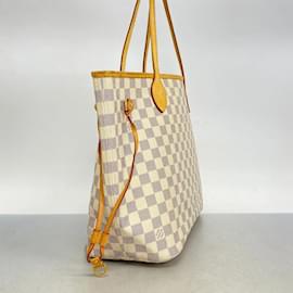 Louis Vuitton-Sac tote Damier Azur Louis Vuitton-Blanc,Autre