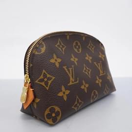 Louis Vuitton-Louis Vuitton Monogram Pouch Pochette Tick M47515-Brown,Monogram