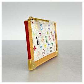 Louis Vuitton-Porte-monnaie Louis Vuitton Monogram Multicolore-Blanc,Multicolore