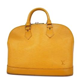 Louis Vuitton-Louis Vuitton Epi Alma Handbag in Jaune-Yellow