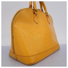 Louis Vuitton-Louis Vuitton Epi Alma Handbag in Jaune-Yellow