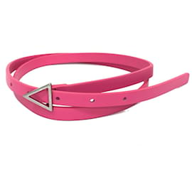 Bottega Veneta-Bottega Veneta Pink Leather Belt-Pink