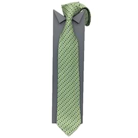 Hermès-Hermes Green Silk Cravat-Green