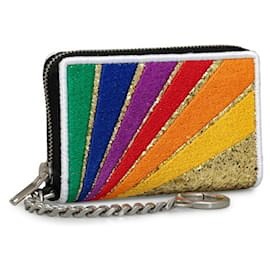 Saint Laurent-Saint Laurent Rainbow Coin Case-Multiple colors