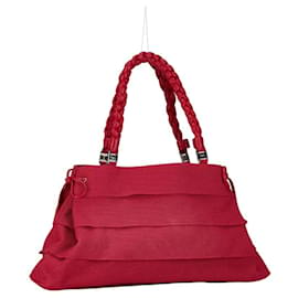 Salvatore Ferragamo-Salvatore Ferragamo Pink and Red Handbag-Pink,Red