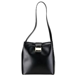 Salvatore Ferragamo-Salvatore Ferragamo Vara Handbag-Black