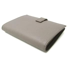 Céline-Portefeuille bi-fold moyen avec bandoulière Celine-Beige