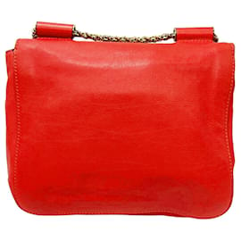 Chloé-Chloé Elsie Shoulder Bag-Red