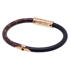 Louis Vuitton-Bracelet Charme Monogram Louis Vuitton-Marron,Noir