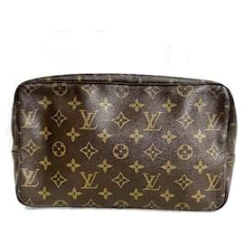 Louis Vuitton-Louis Vuitton Monogram Clutch Bag-Brown,Monogram