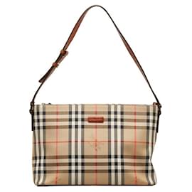 Burberry-Burberry Nova Check Shadow Horse Bag-Beige