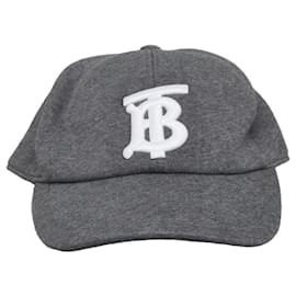 Burberry-Burberry TB Cap Baseball-Brown,White