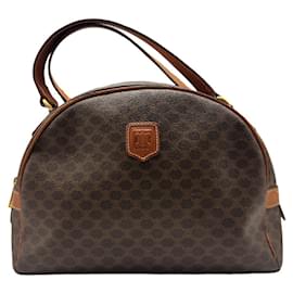 Céline-Celine Handbag Macadam PVC/Leather-Brown