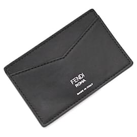 Fendi-Fendi Card Case with Zucca Pattern-Brown,Black