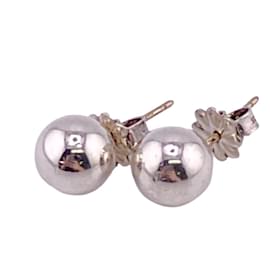 Tiffany & Co-Boucles d'oreilles clous en argent 925 Tiffany HardWear Ball-Argenté