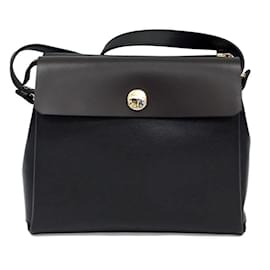 Furla-Sac à épaule Furla Meridian-Marron,Noir