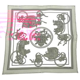 Hermès-Hermes Carre Nano 20cm Ex-Libris Scarf-Pink