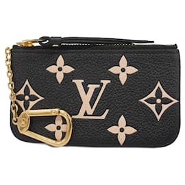 Louis Vuitton-Louis Vuitton Monogram Empreinte Coin Purse-Black,Beige