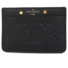 Louis Vuitton-Louis Vuitton Monogram Empreinte Card Case-Black