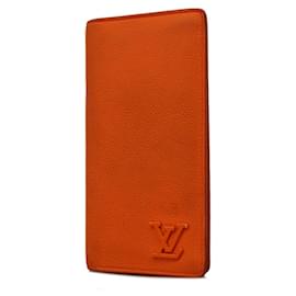 Louis Vuitton-Louis Vuitton Long Wallet in Volcano Orange-Orange