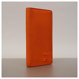 Louis Vuitton-Louis Vuitton Long Wallet in Volcano Orange-Orange