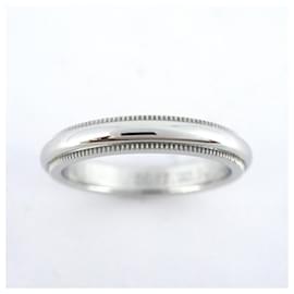 Tiffany & Co-Bague Tiffany Milgrain en Platine 950-Autre