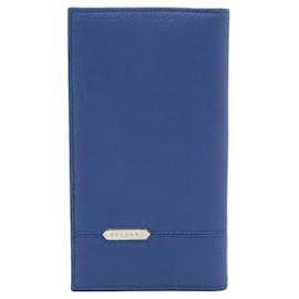 Bulgari-Bvlgari Octo Bifold Long Wallet-Blue