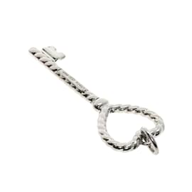 Tiffany & Co-Tiffany Twist Heart Key Pendant in Silver-Other