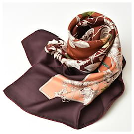 Gucci-Gucci Dark Purple Silk Scarf-Dark purple