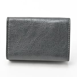 Balenciaga-Balenciaga Classic Tri-fold Wallet-Brown