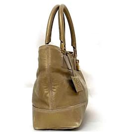 Loewe-Loewe Gold Leather Tote Bag-Golden