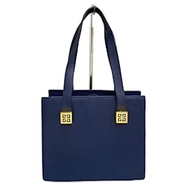 Givenchy-Sac à main mini en cuir marine Givenchy-Bleu Marine