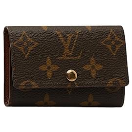 Louis Vuitton-Louis Vuitton Monogram Multicle 6 Key Case-Brown