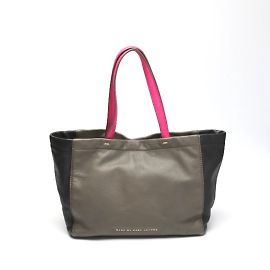 Marc by Marc Jacobs What the T Mini Tote Marron Noir Rose