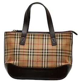 Burberry-Burberry Nova Check Shadow Horse Handbag-Multiple colors,Beige