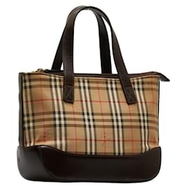 Burberry-Burberry Nova Check Shadow Horse Handbag-Multiple colors,Beige