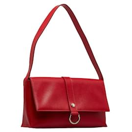 Burberry-Sac à épaule Nova Check de Burberry-Rouge