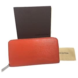 Louis Vuitton-Louis Vuitton Epi Leather Long Wallet-Orange