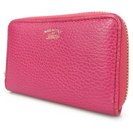 Gucci-Gucci Pink Leather Coin Purse-Pink