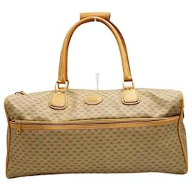 Gucci-Gucci Old Micro GG Boston Bag-Beige