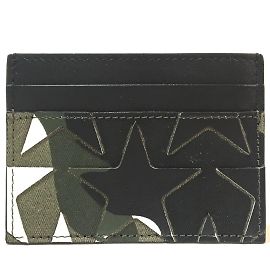Valentino Garavani Camouflage Business Card Case Other
