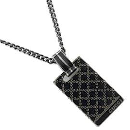 Gucci-GUCCI Diamantissima Necklace-Black