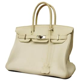 Hermès-Sac à main Hermes Birkin 30-Blanc