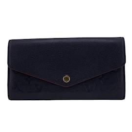 Louis Vuitton-Louis Vuitton Navy Long Wallet-Navy blue