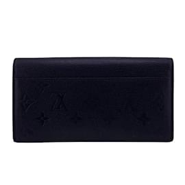 Louis Vuitton-Louis Vuitton Navy Long Wallet-Navy blue