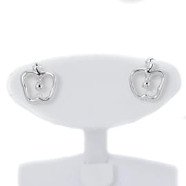 Tiffany & Co-Tiffany Silver 925 Stud Earrings-Silvery