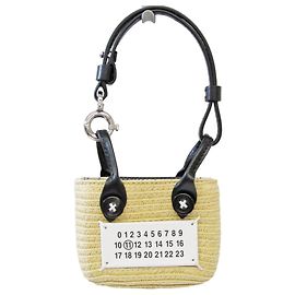 Maison Martin Margiela Maison Margiela Micro Paper Tote Bag Charm Black White Beige