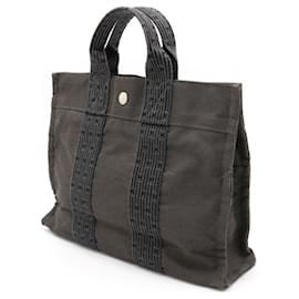 Hermès-Sac Tote PM de la ligne Yale d'Hermès-Marron,Noir