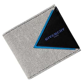 Givenchy Bi-Fold Wallet Brown Black Blue