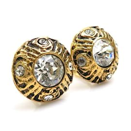 Chanel-Chanel CHANEL Earrings-Silvery,Golden